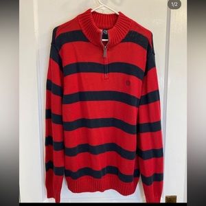 Large mens Chaps striped sweater